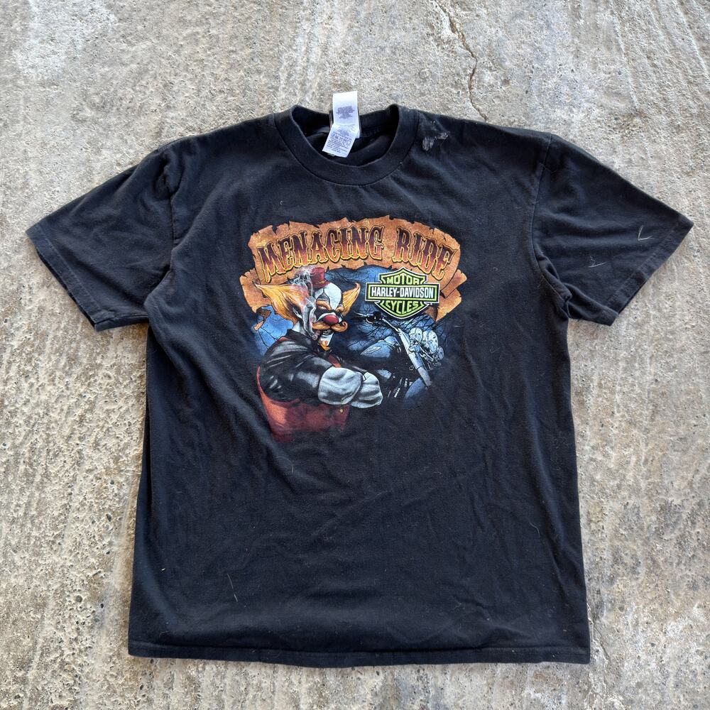 Harley Davidson American Ride Shirt Biker Graphic Tee Men's XL 00s